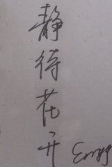 靜待花開